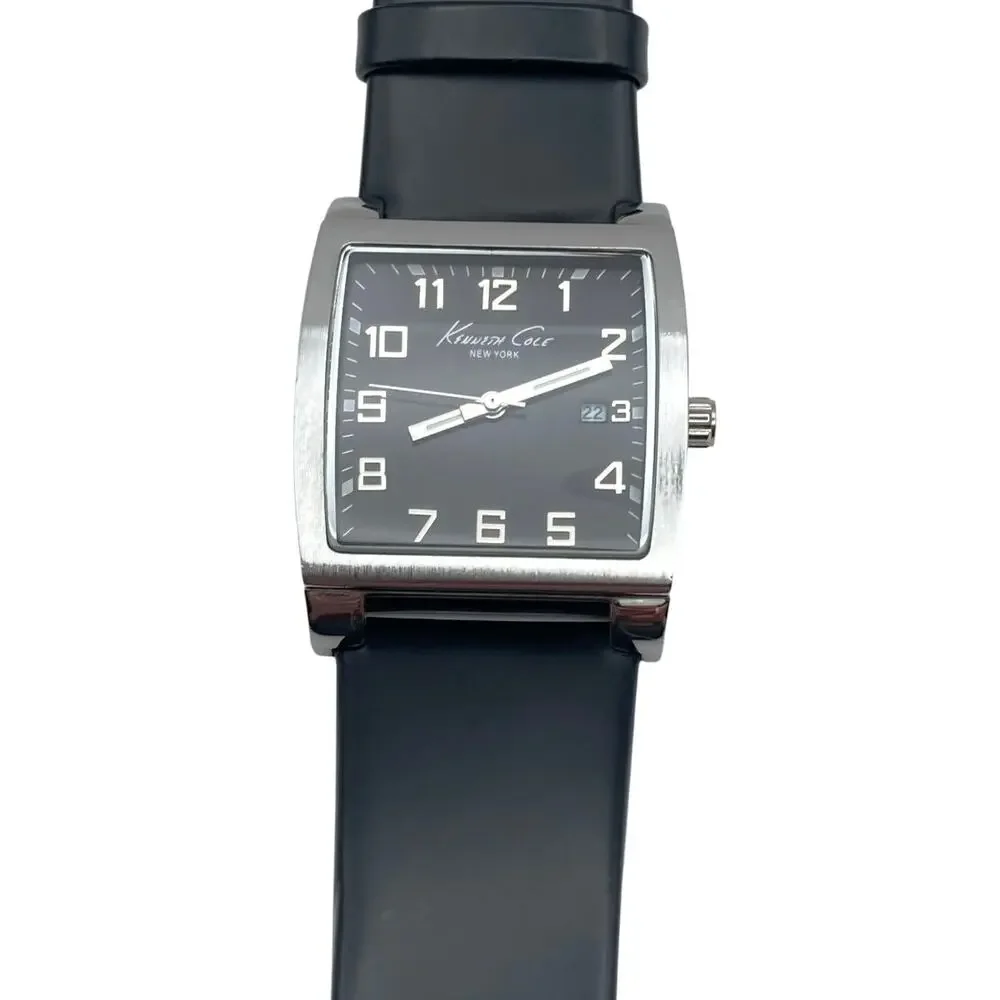 Kenneth Cole New York KC1239 Men's Watch 36mm - New Battery - WR Adjustable Date
